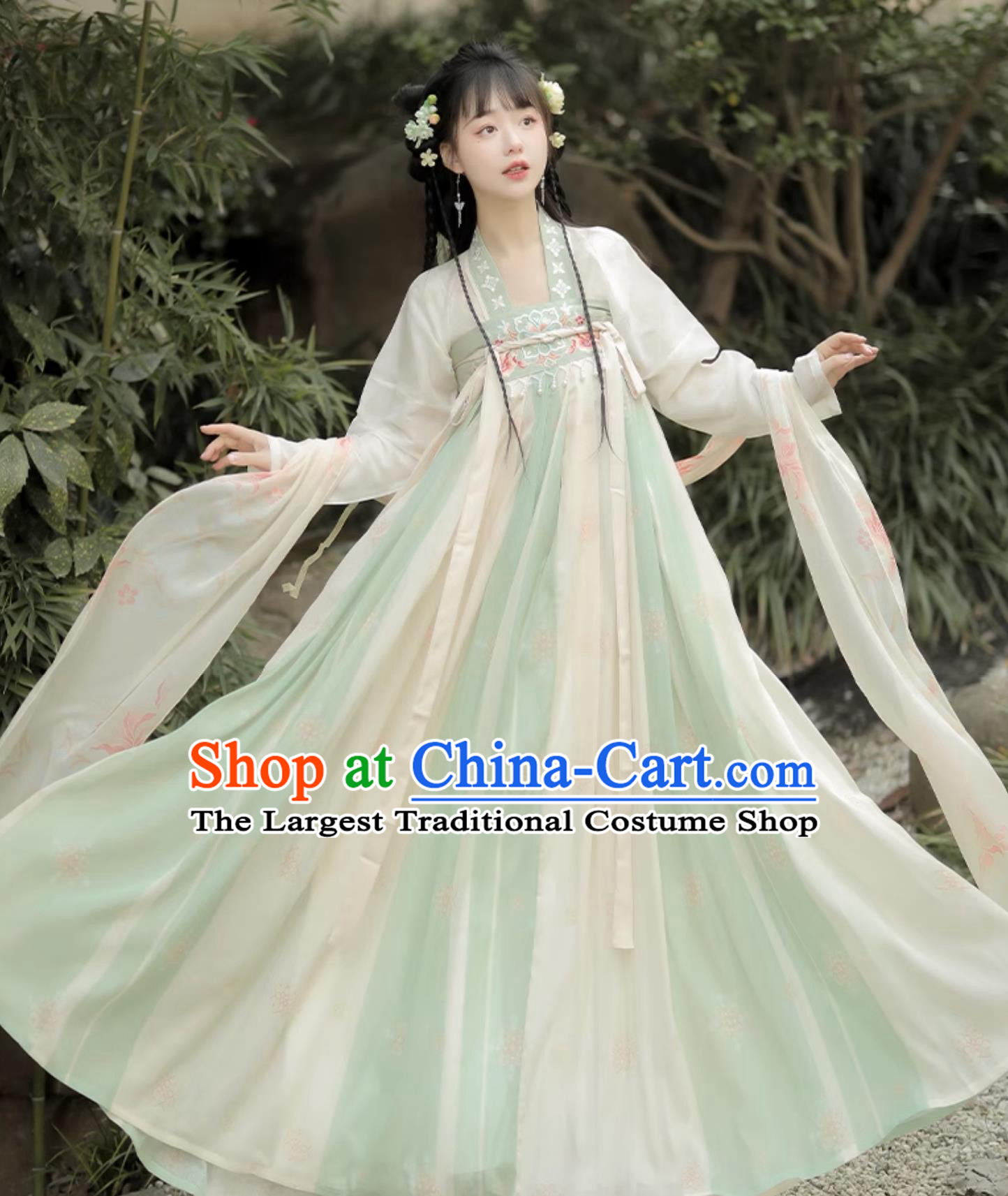 Chinese Tang Dynasty Palace Lady Clothing Ancient China Princess Costume Traditional Female Hanfu Dress