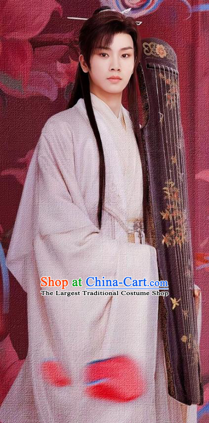 Chinese Ancient Tang Dynasty Scholar Costumes Romantic TV Series Royal Rumours Young Childe Yan Han Garment
