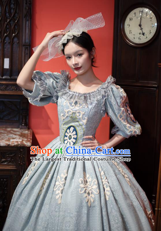 European Style Court Dress European Medieval British Aristocratic Retro Victorian Era Costume Photo Stage Clothing
