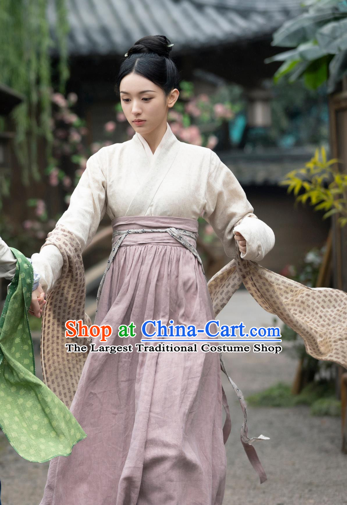 Chinese Song Dynasty Young Lady Hanfu Clothing TV Series Scent Of Time Ancient Mistress Hua Qian Dresses