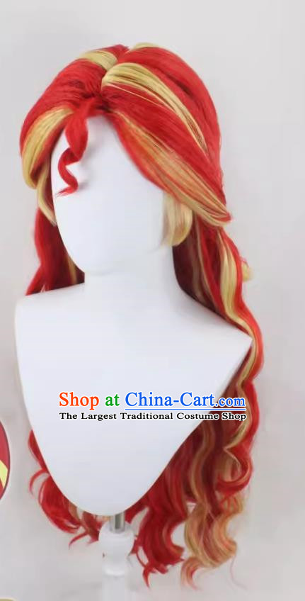 Cosplay Fake Fur My Little Pony My Little Pony Country Girl Sunset Shimmer Cos Custom Wig
