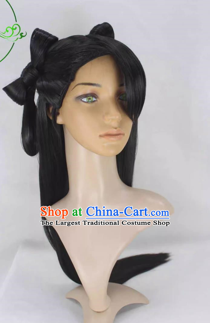 Cosplay Customized Yimeng Jianghu Chu Liuxiang Cos Canghai Leader Set Ancient Style Wig