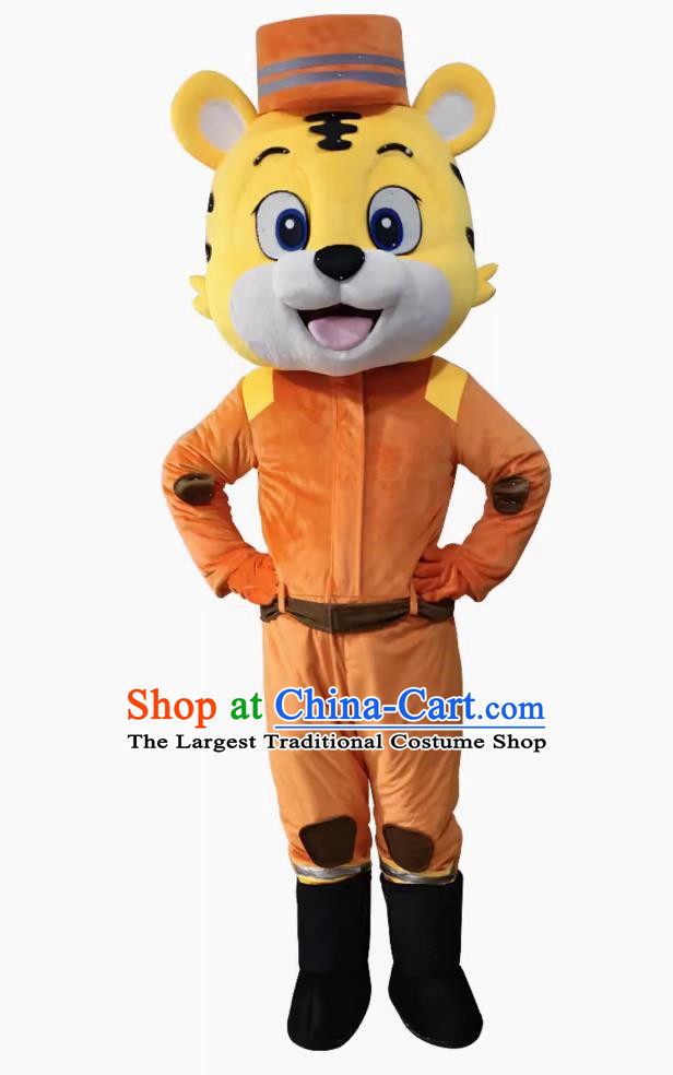 Forest Fire Prevention Publicity Fire Tiger Weiwei Doll Clothing Animal Firefighter Doll Clothes Walking Advertising Clothing