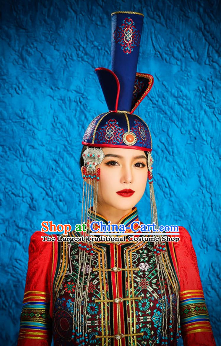 Female Ethnic Minority Dance Costumes Mongolian And Tibetan Dance Stage Costumes Photography Photo Headdress Wedding Bride