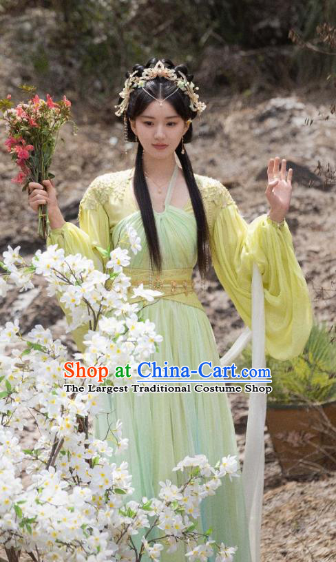 2024 Xian Xia TV Series The Last Immortal A Yin Dresses Chinese Ancient Fairy Princess Clothing