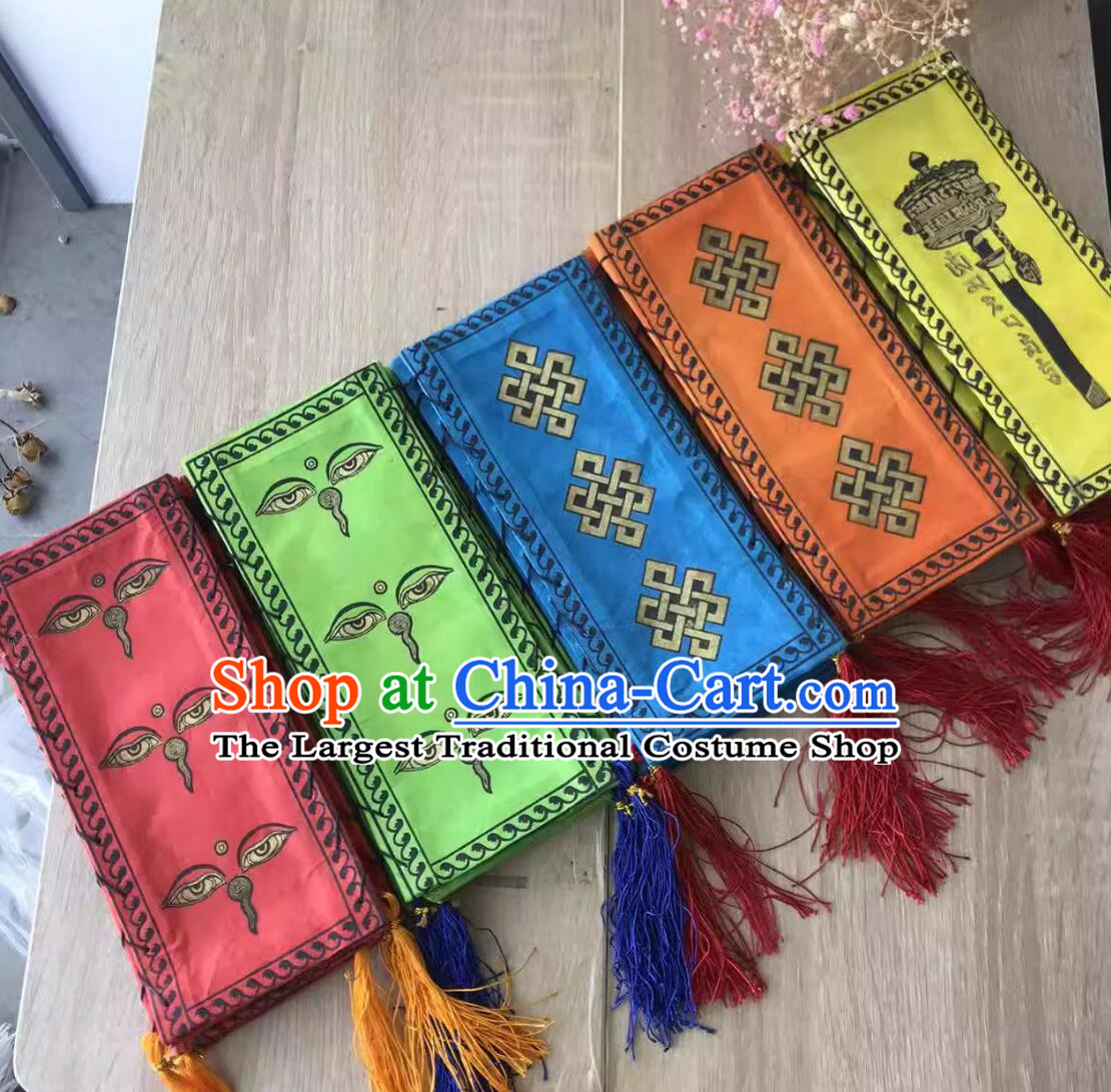 Top Paper Lampshade Chinese Tibetan Decoration Light Handmade Traditional Lantern Shade