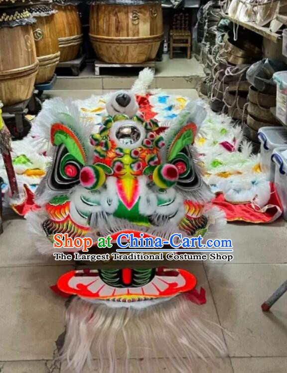 Handmade Horsehair Fut San Lion Chinese Liu Bei Dance Lion Professional Dancing Lion Costume Complete Set