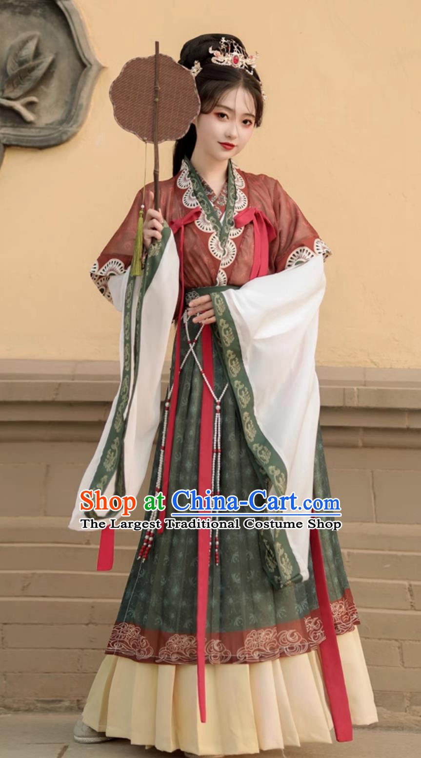 Chinese Ancient Palace Princess Costumes Traditional Tang Dynasty Clothing Woman Hanfu Dresses Complete Set