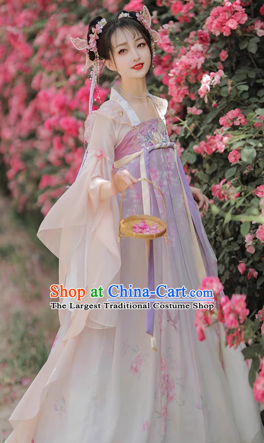 Chinese Woman Hanfu Dresses Ancient Palace Princess Costumes Traditional Fairy Clothing