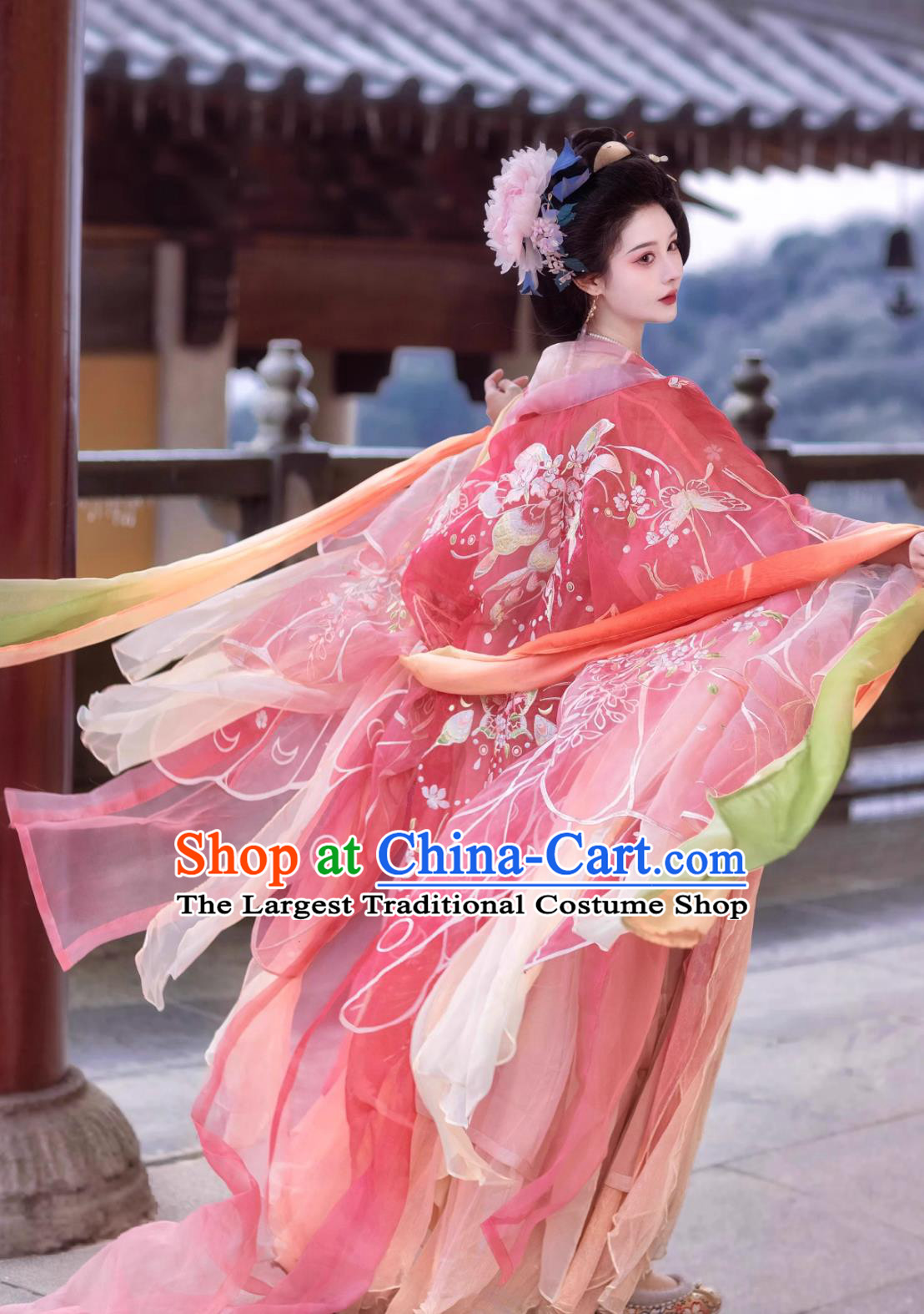 Chinese Princess Embroidered Heizi Dress Ancient Goddess Costumes Hanfu Online Shop