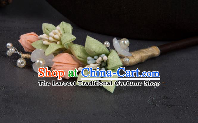 China Ancient Song Dynasty Young Lady Headpiece Retro Qipao Hairpin Hanfu Hair Jewelry