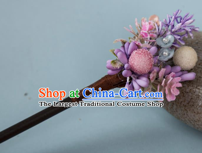 China Hanfu Hair Jewelry Ancient Song Dynasty Young Lady Headpiece Handmade Qipao Hairpin