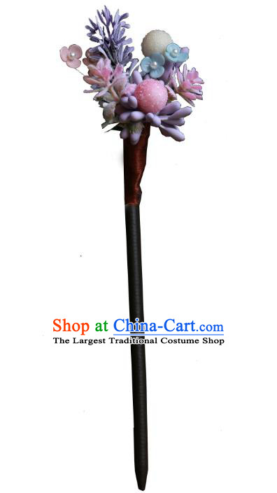 China Hanfu Hair Jewelry Ancient Song Dynasty Young Lady Headpiece Handmade Qipao Hairpin
