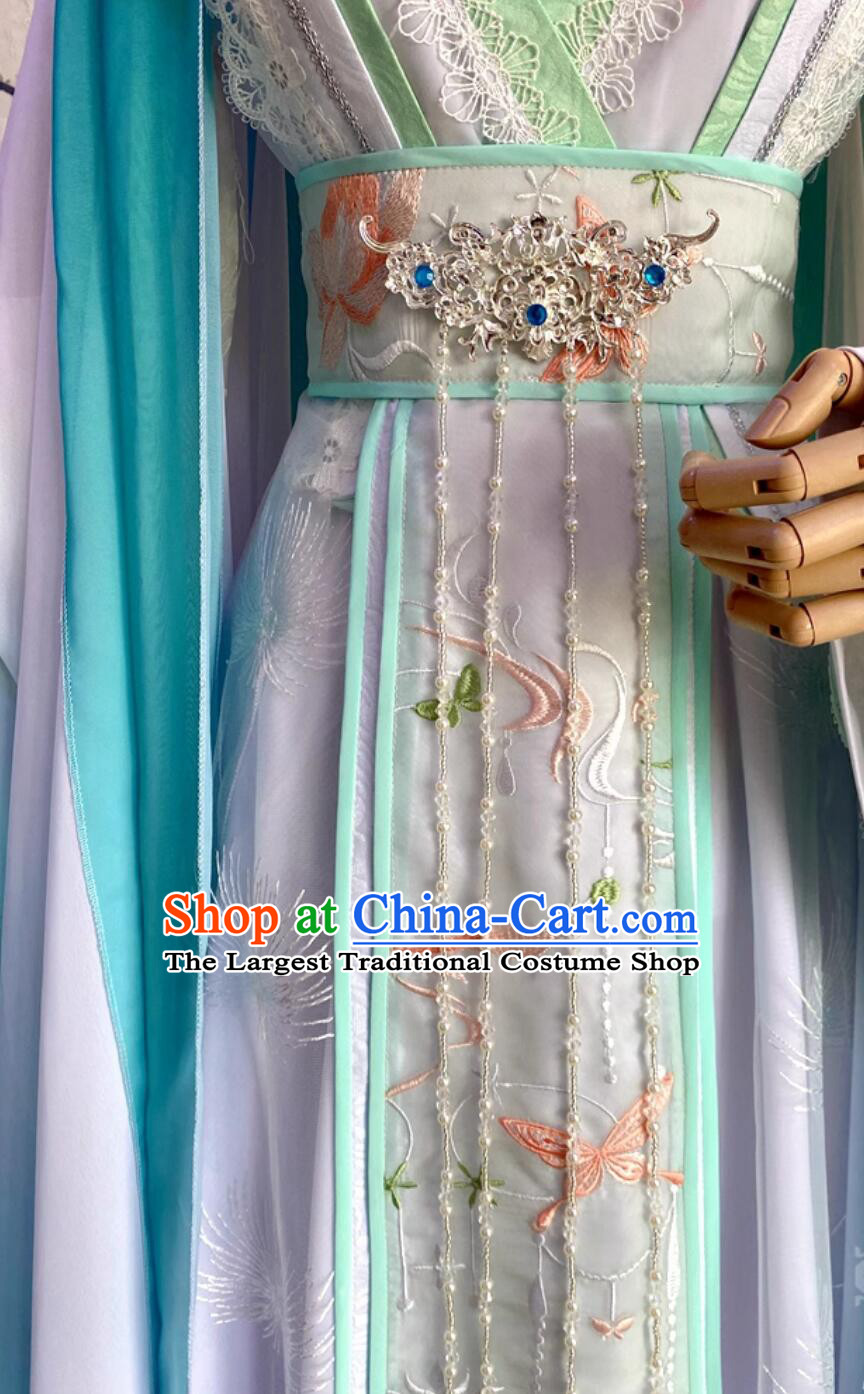 Chinese Ancient Swordswoman Costumes Comic Heaven Official Blessing Shi Qing Xuan Feng Shi Female Outfit