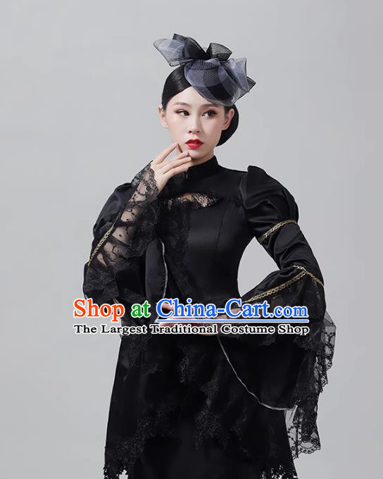 European Medieval Retro Costume Dark Gothic Court Princess Dress Stage Victoria Clothing