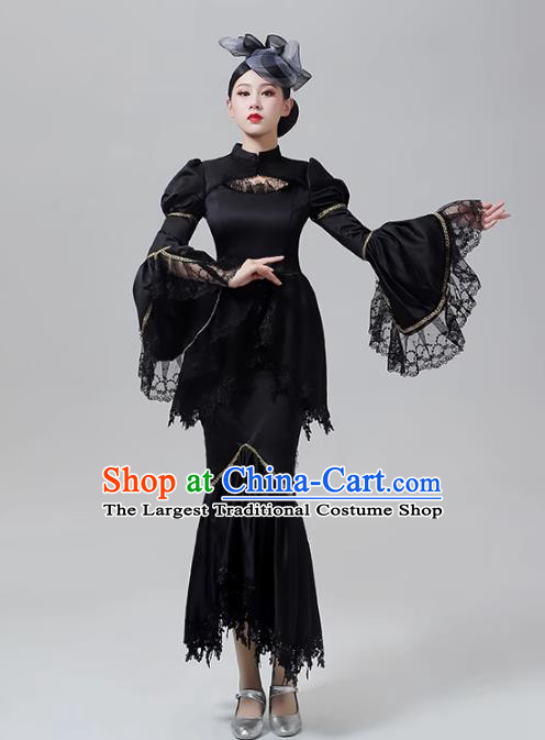 European Medieval Retro Costume Dark Gothic Court Princess Dress Stage Victoria Clothing