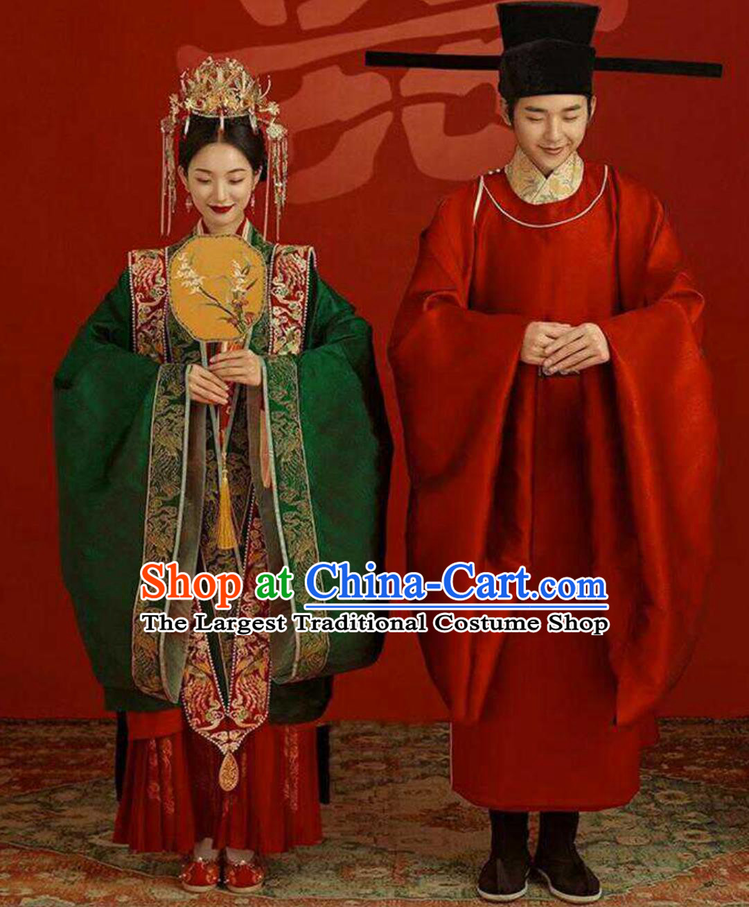 Chinese Traditional Wedding Dresses Ancient Bride and Groom Attires Ancient China Song Dynasty Hanfu Costumes Online Buy