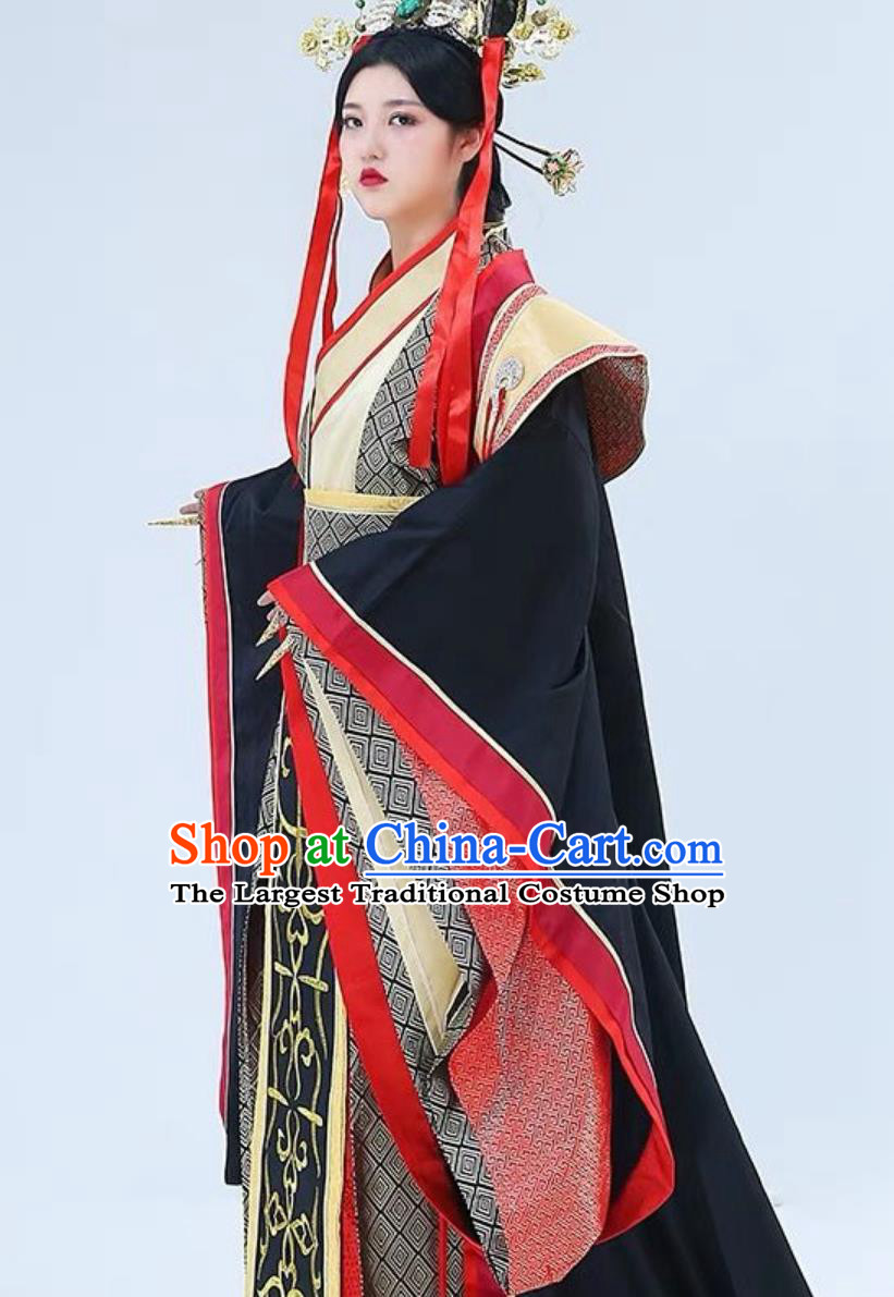 Traditional China Palace Empress Clothing Hanfu Online Buy Legend of Mi Yue Ancient Chinese Qin Dynasty Queen Costumes