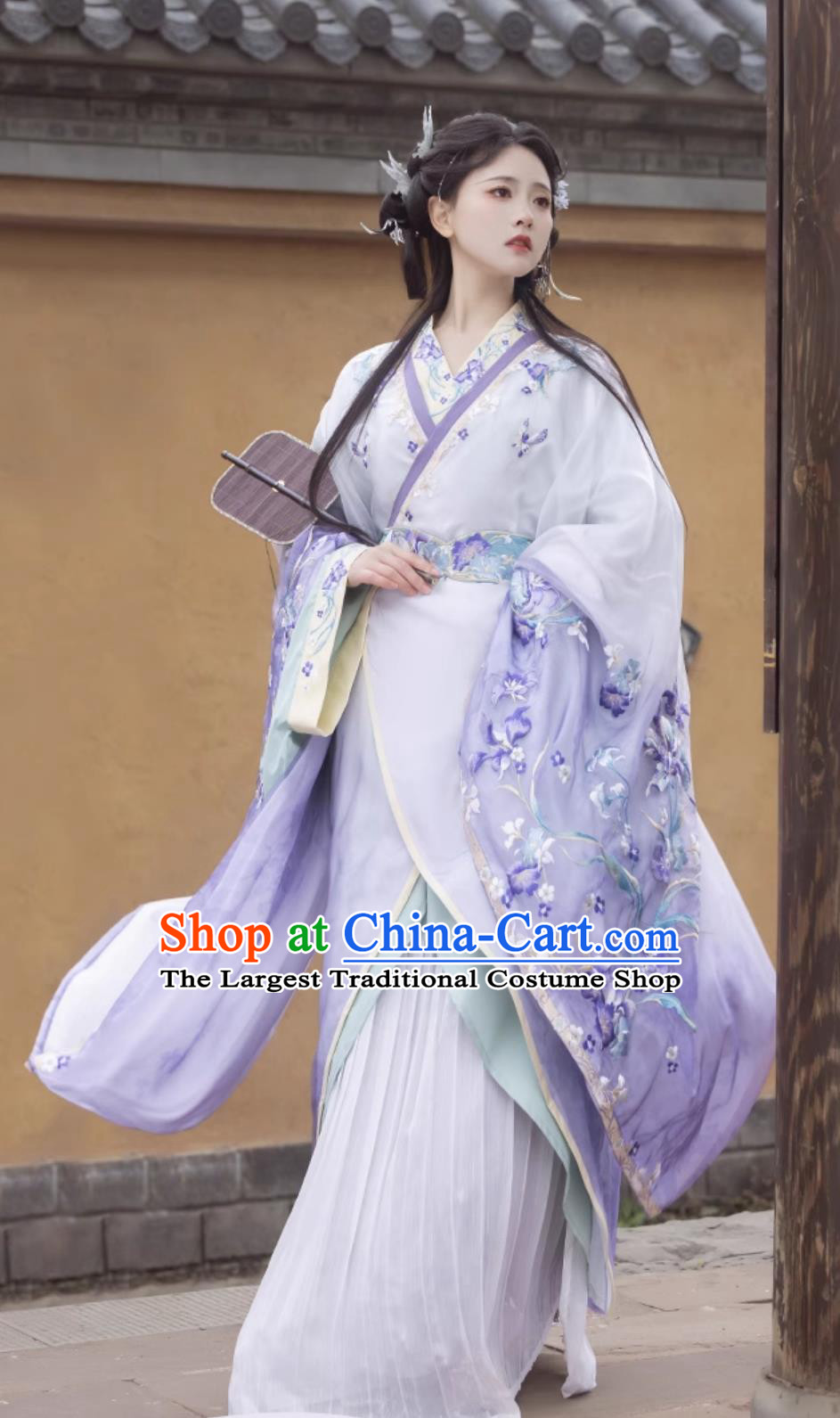 Traditional Han Dynasty Princess Purple Dresses Ancient Chinese Woman Costumes Hanfu Online Shop
