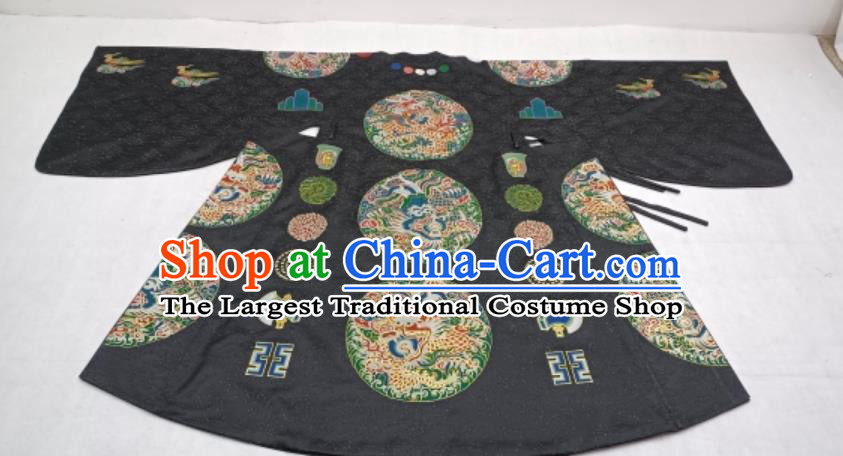 Hanfu Online Shop Traditional Ming Dynasty Black Imperial Robe  Ancient Chinese Emperor Costume