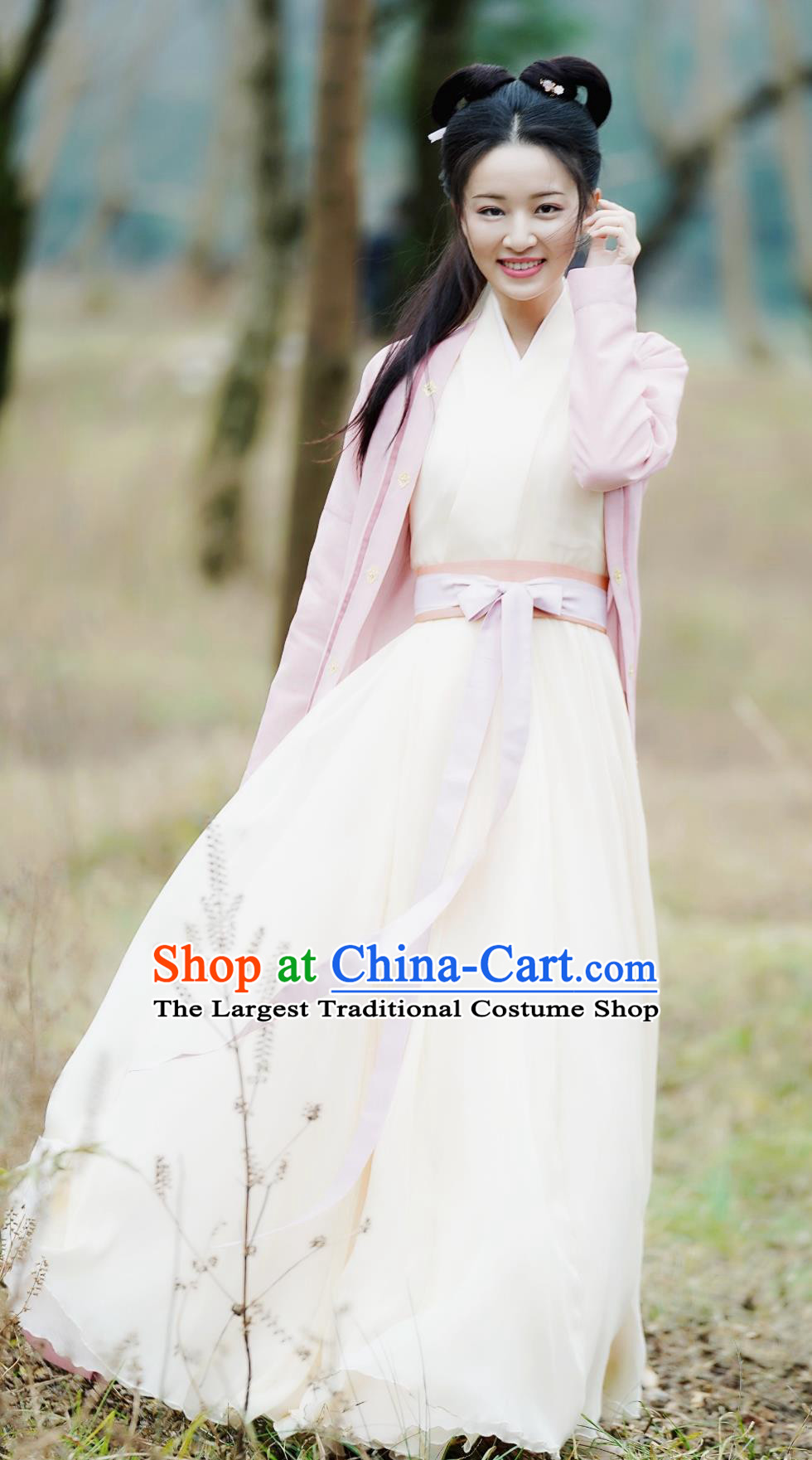 TV Series The Promise of Chang An Lin Zhen Er Dress Ancient China Young Lady Hanfu Chinese Traditional Song Dynasty Woman Clothing