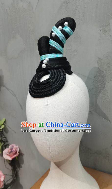 Lotus Drum Yue Ge Xing Headwear Chinese Classical Dance Headwear Woman Solo Dance Hairpiece
