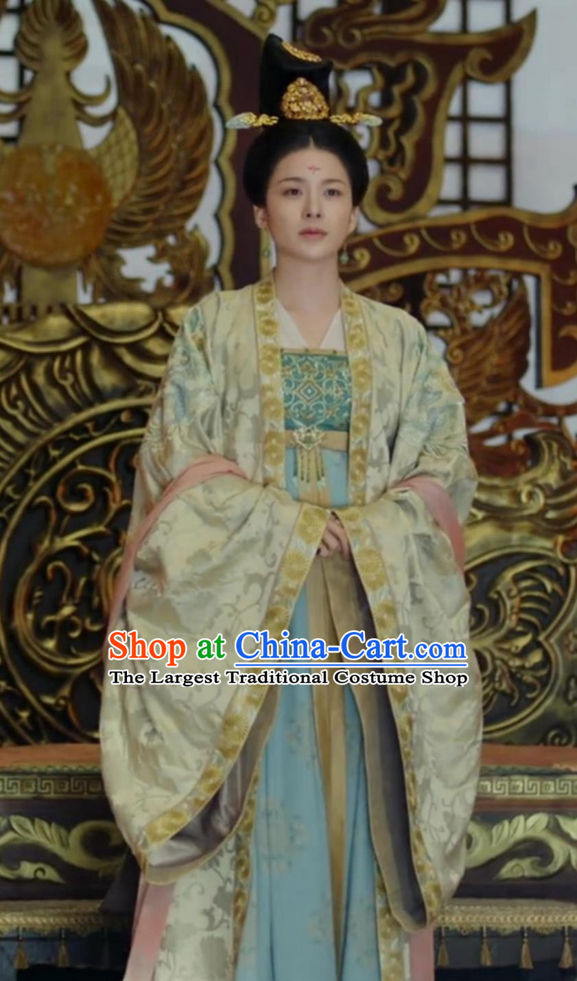 Ancient China Empress Hanfu Chinese Traditional Song Dynasty Court Woman Clothing TV Series The Promise of Chang An He Lan Ming Yu Royal Dress