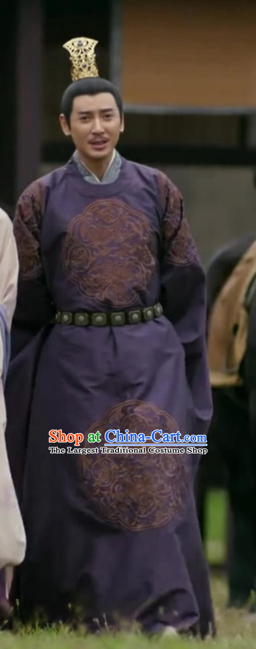 Ancient China Emperor Hanfu Chinese Traditional Clothing TV Series The Promise of Chang An King of Shengzhou Garment