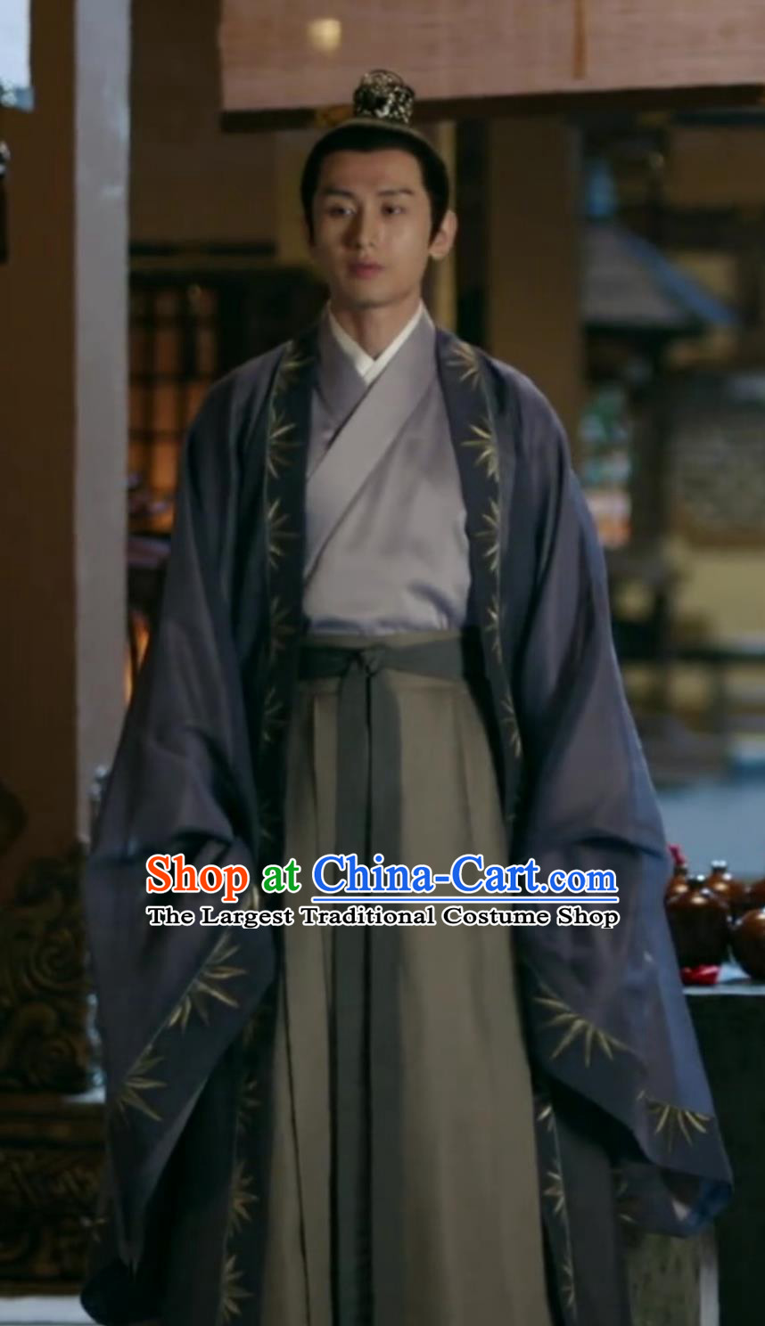 TV Series The Promise of Chang An Prince Xiao Cheng Xu Garment Ancient China Hanfu Chinese Traditional Young Man Clothing