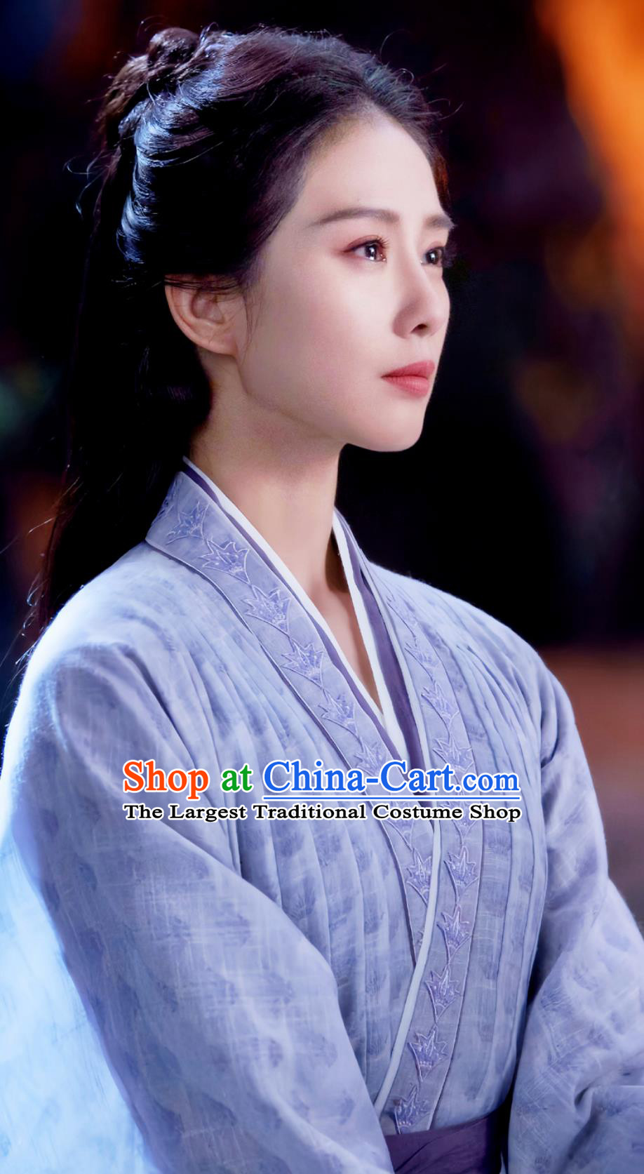 China Ancient Female Assassin Clothing Wuxia Drama Lilac Dress  TV Series A Journey To Love Swordswoman Ren Ru Yi Costume