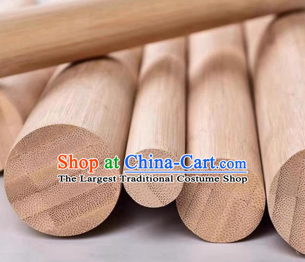 Chinese Shaolin Wushu Eyebrow High Cudgel Handmade Tai Chi Bamboo Staff Kung Fu Bamboo Stick