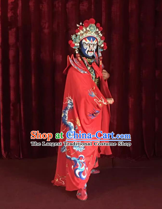 Top Dragon Scale Armor Stage Magic Sichuan Opera Face Changing China Bian Lian Embroidery Costume Complete Set