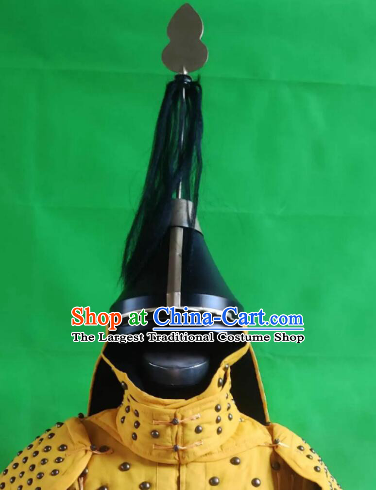 Handmade Chinese Qing Dynasty Manchu Warrior Helmet