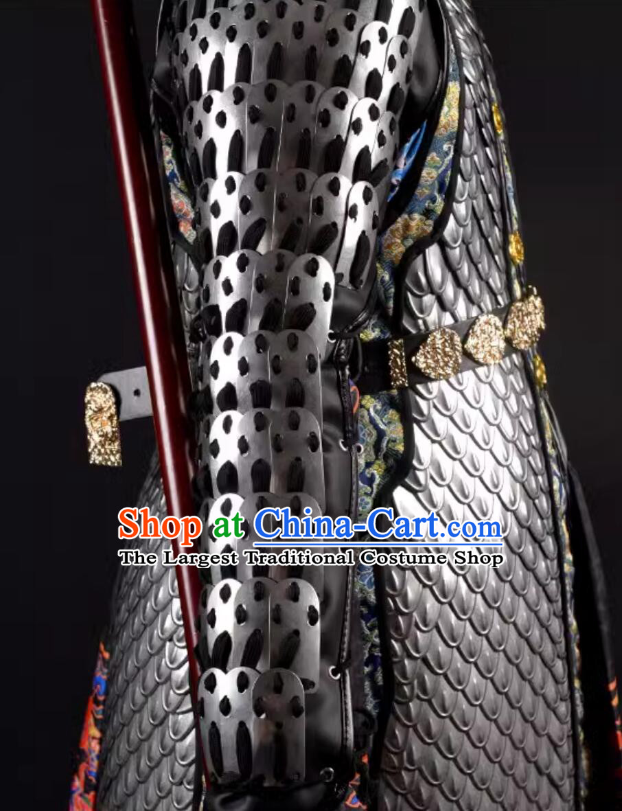 Handmade China Ming Dynasty Stainless Steel Armor Arm Bands