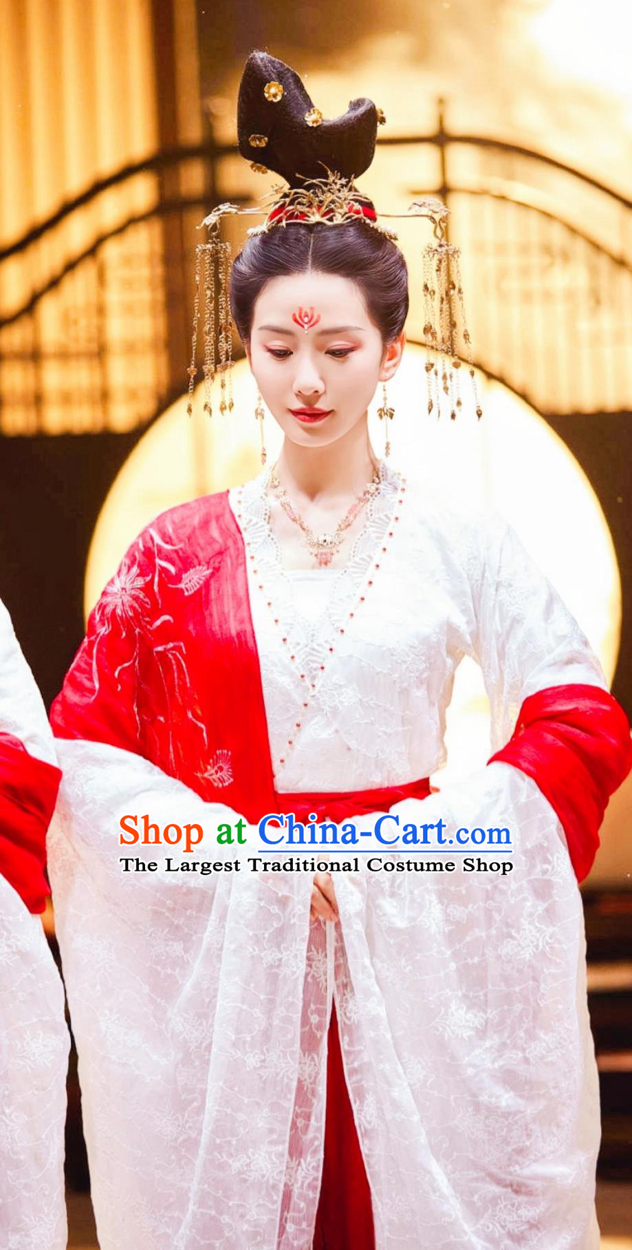 Ancient China Tang Dynasty Dance Lady Costume 2023 Wuxia TV Series A Journey To Love Ren Ru Yi White Dress