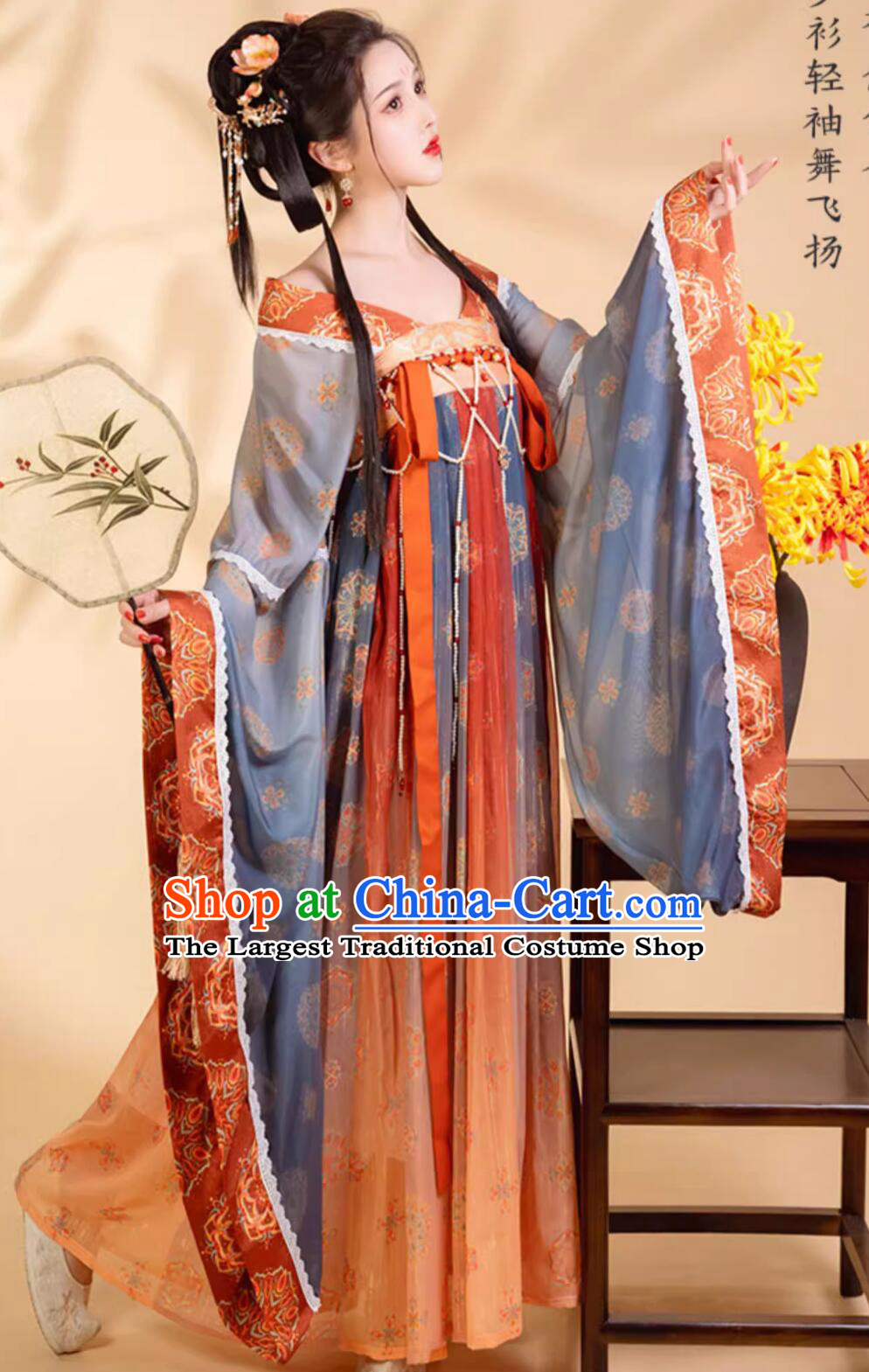 Traditional Woman Hanfu Ancient China Goddess Costume Chinese Southern and Northern Dynasties Royal Princess Dress