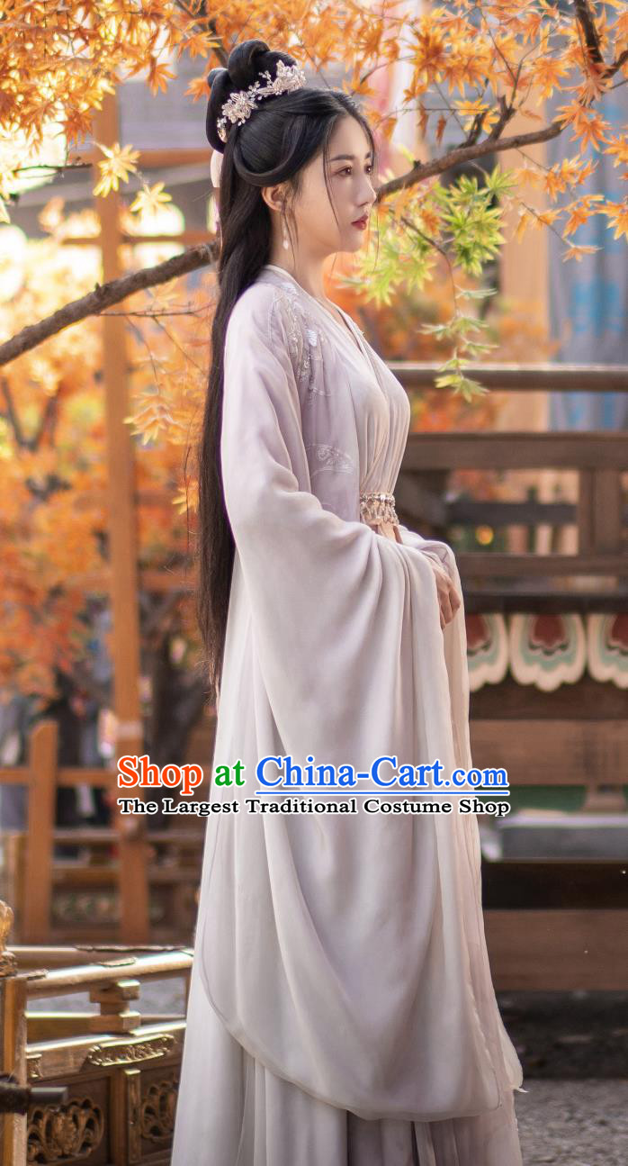 Ancient China Royal Princess Costumes  TV Series Back From The Brink Goddess Dress Clothing