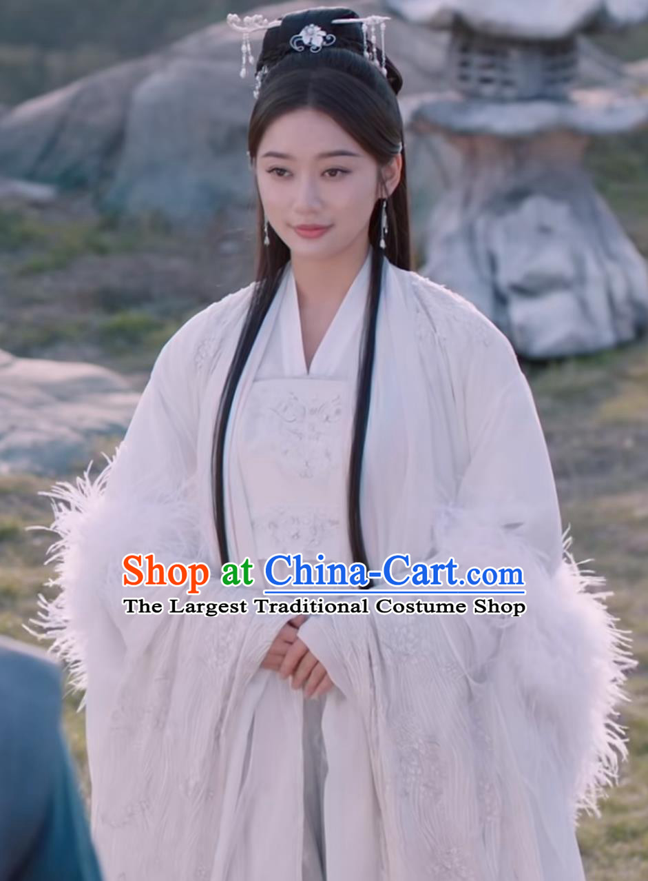 Ancient Chinese Princess Clothing Traditional Wuxia Costume 2023 TV Series Back From The Brink Goddess Xue Lin Dress