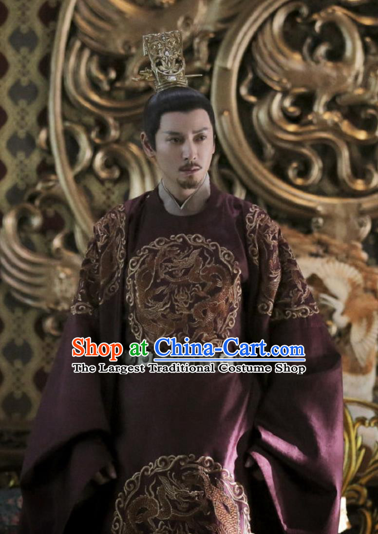 China Traditional Royal Robe 2020 TV Series The Promise of Chang An King of Shengzhou Garment Costume Ancient Chinese Emperor Clothing