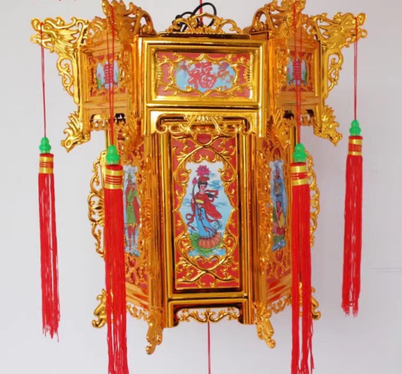 Traditional Festival Lamp China Legend of Eight Immortals Palace Lantern Handmade Chinese Lantern