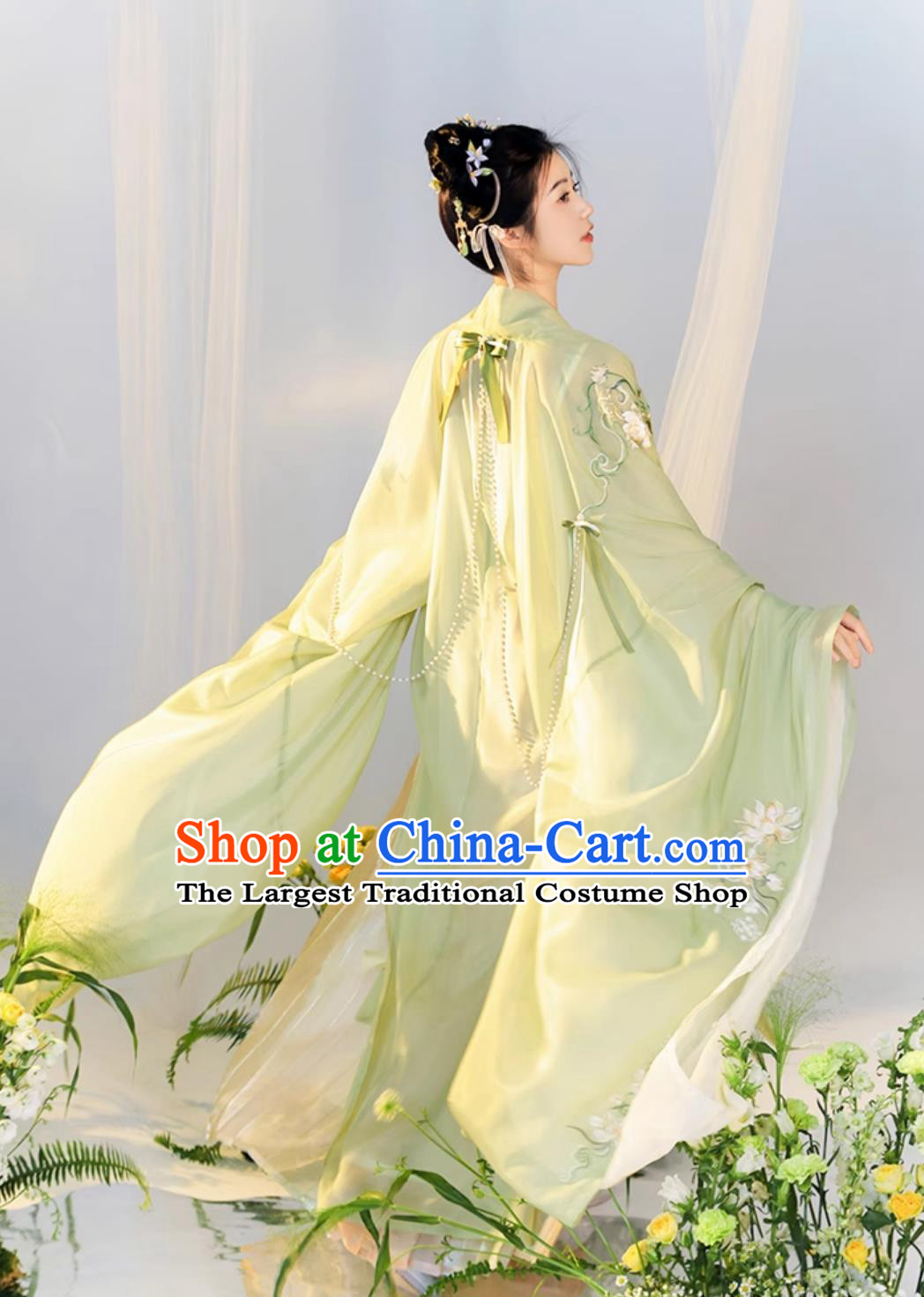 Ancient China Princess Embroidered Clothing Traditional Female Hanfu Chinese Song Dynasty Court Lady Costume