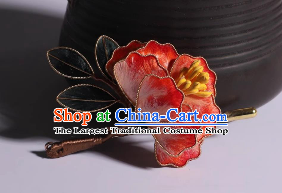 Handmade Chinese Silk Peony Corsage China Cheongsam Brooch Traditional Hanfu Jewelry