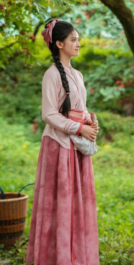 Ancient China Peasant Woman Clothing TV Series Blossoms in Adversity Hua Zhi Costume