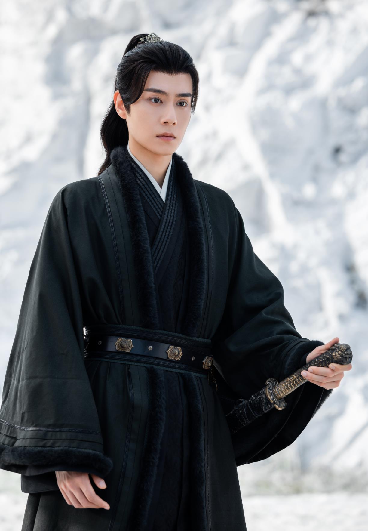TV Series Blossoms in Adversity Royal Prince Gu Yanxi Costume Ancient China Swordsman Clothing
