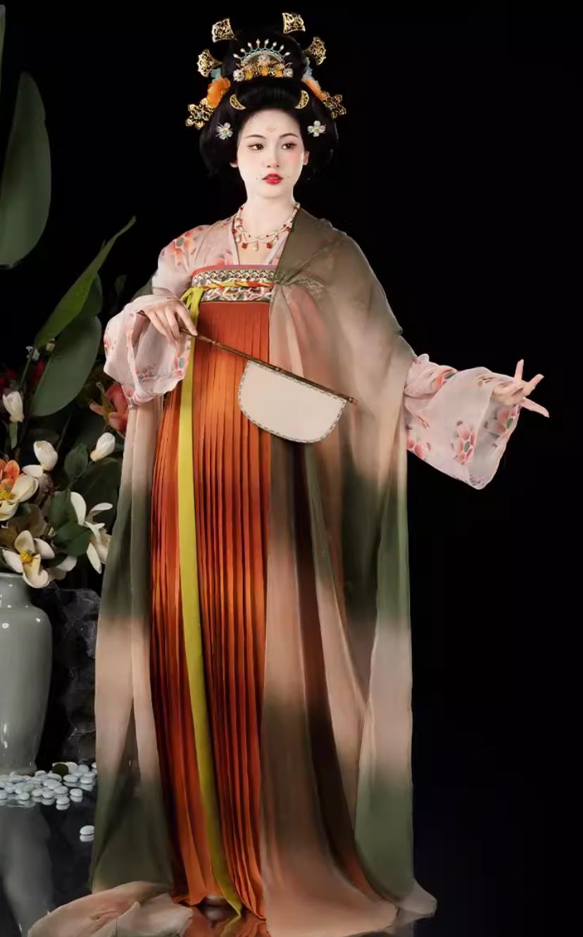 Chinese Traditional Hanfu Ruqun Ancient Court Woman Dress China Travel Photography Tang Dynasty Empress Clothing