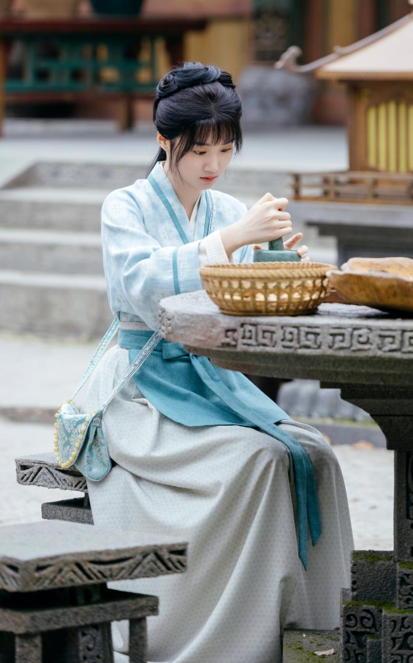 Ancient China Young Lady Clothing Traditional Ming Dynasty Hanfu Chinese TV Series Blossoms in Adversity Servant Girl Shao Yao Costume