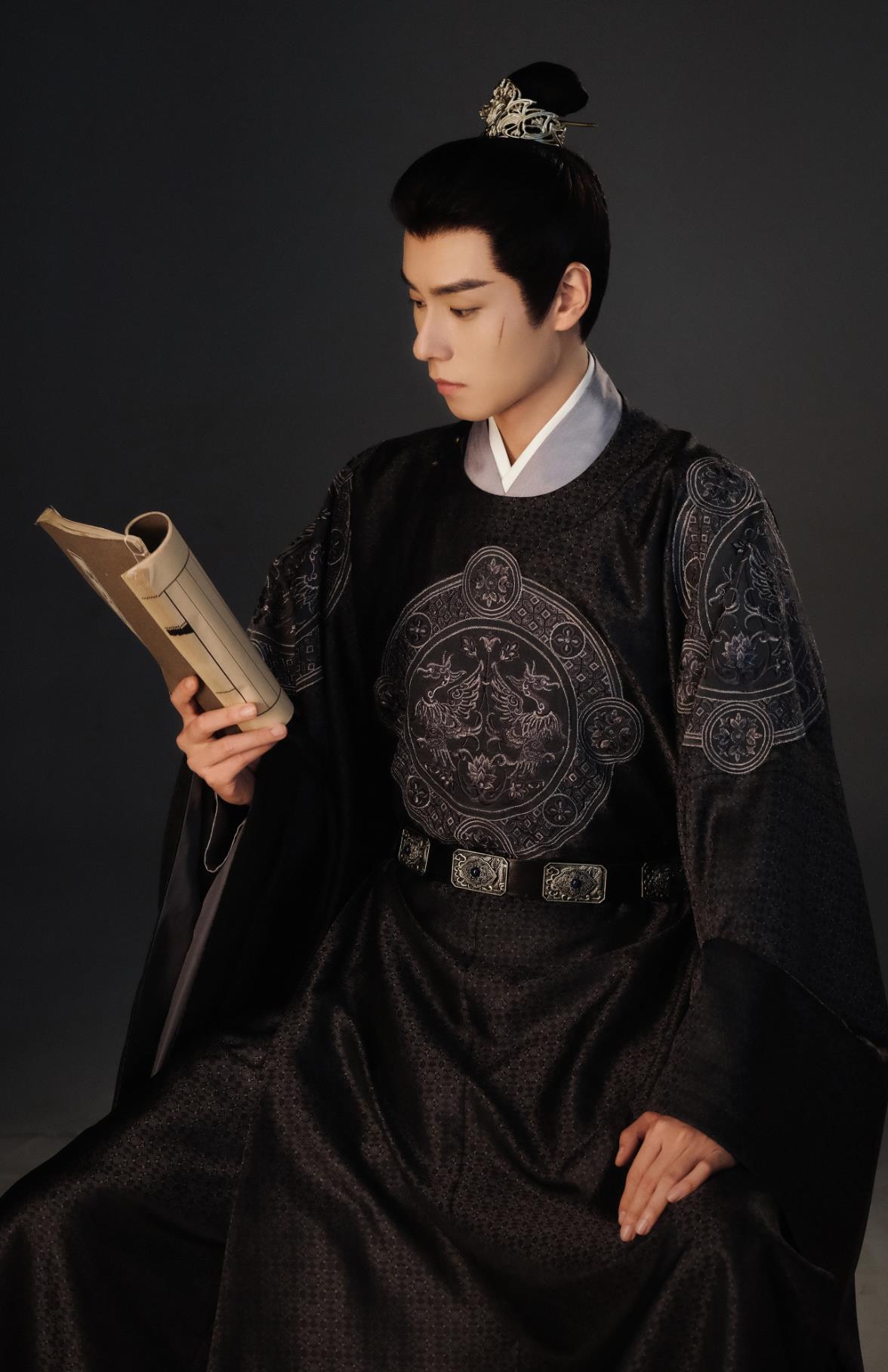 Traditional Ming Dynasty Male Hanfu Chinese TV Series Blossoms in Adversity Gu Yan Xi Costume Ancient China Royal Prince Clothing