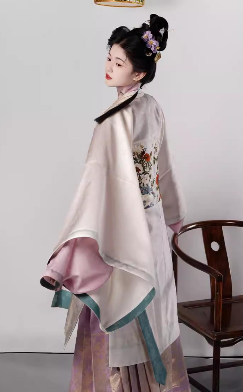 Chinese Travel Photography Clothing Traditional Hanfu Ancient China Ming Dynasty Noble Woman Costumes Complete Set