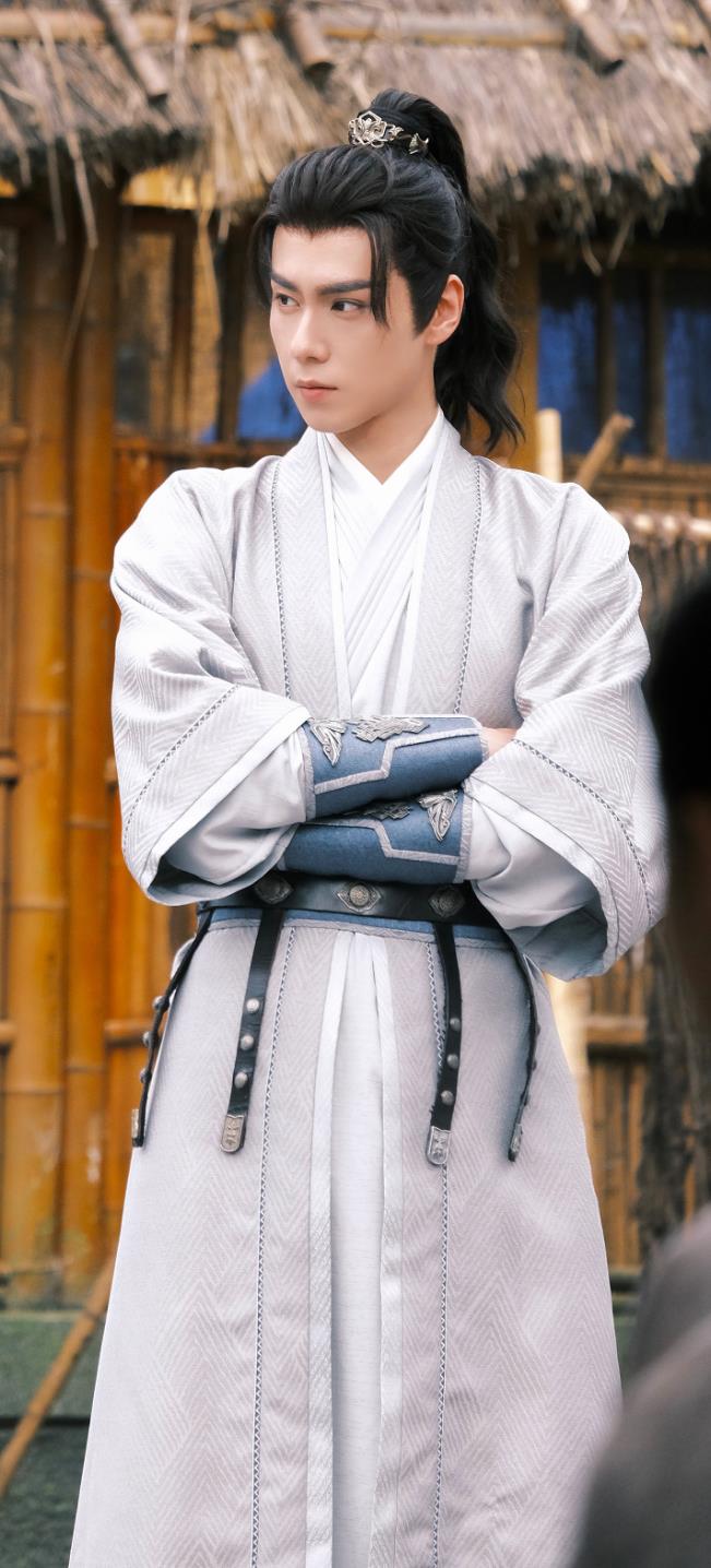 Chinese TV Series Blossoms in Adversity Young Hero Gu Yan Xi Costume Ancient China Swordsman Clothing Traditional Male Hanfu