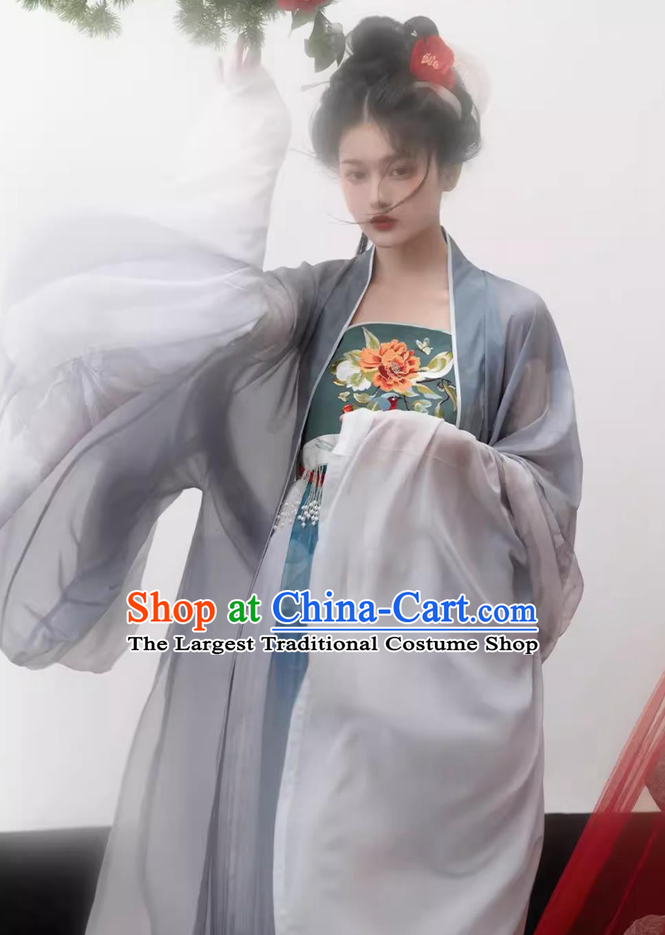 Chinese Ancient Princess Costumes Travel Photography Clothing Traditional Hanfu Tang Dynasty Hezi Dress